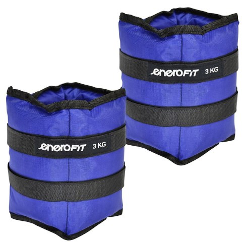 OBCIĄŻENIE NA PRZEGUBY NIEBIESKIE 6KG (2x3KG) ENERO FIT