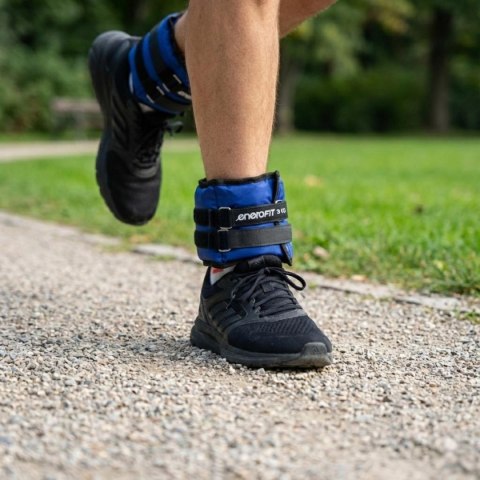 OBCIĄŻENIE NA PRZEGUBY NIEBIESKIE 6KG (2x3KG) ENERO FIT