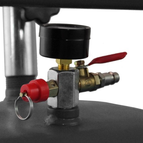 Przenośna mobilna Zlewarka do oleju Warsztatowa Regulowana ze zbiornikiem 80L