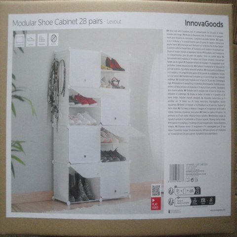 Szafka na Buty InnovaGoods Biały Metal Plastikowy (Odnowione B)