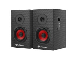 Głośniki Genesis Helium 200 2.0 20W RMS czarno-czerwone