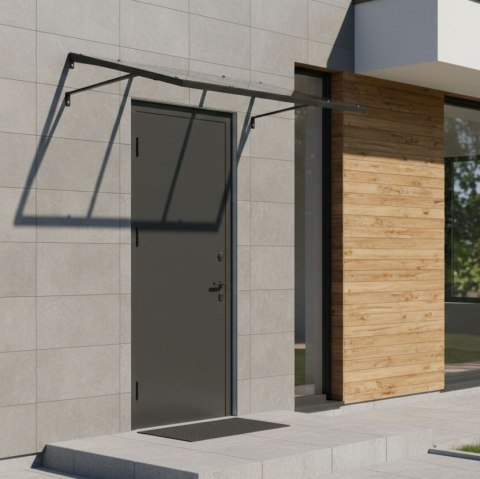 Daszek nad drzwi wejściowe 113x80 cm zadaszenie osłona UV MultiGarden