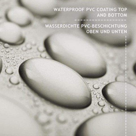 JAGO Plandeka 650 g/m2, aluminiowe oczka, szara, 4 x 5 m