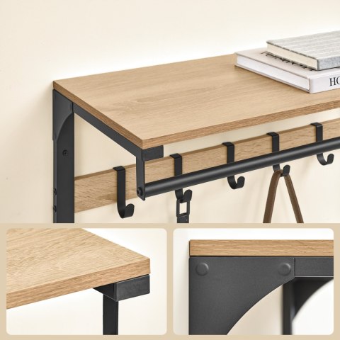 Półka z Wieszakami - sonoma - LCR101B11