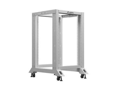 Stojak Open Rack 19" Lanberg 18U 600x800 Szary