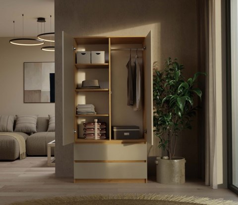 Szafa Malwa SS-90 DĄB ARTISAN KASZMIR