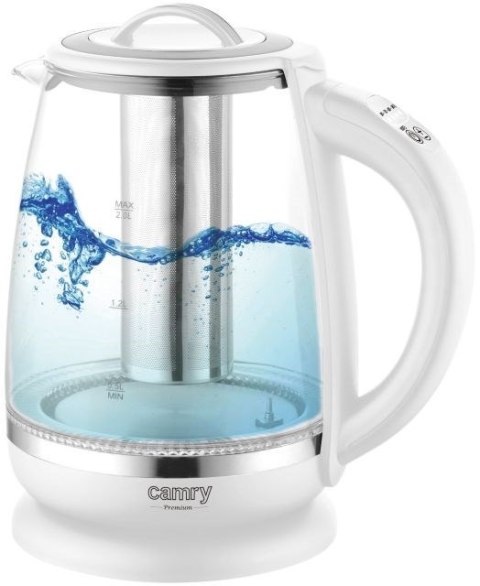 Czajnik elektryczny CAMRY CR 1290w biały