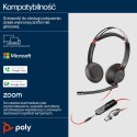 Poly Blackwire 5220 Stereo USB-C Headset +3.5mm Plug +USB-C/A Adapter 8X231AA