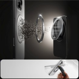 Portfel magnetyczny na 3 karty kompatybilny z MagSafe - czarny