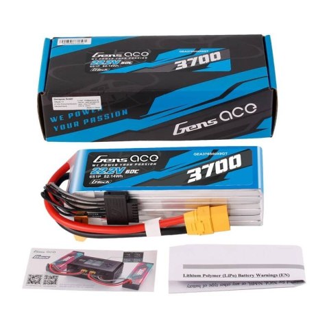 Akumulator GENS ACE G-Tech 3700mAh 22,2V 6S1P XT90