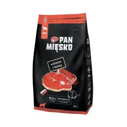 Pan Mięsko Karma sucha dla psa Wołowina z koziną (dorosły) chrupki M 20kg