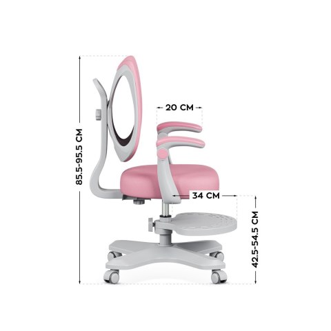 Fotel obrotowy Junior 4.6 Pink