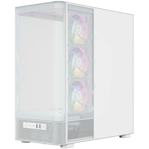 MODECOM OBUDOWA VOLCANO AQ 400 ARGB MIDI BIAŁA