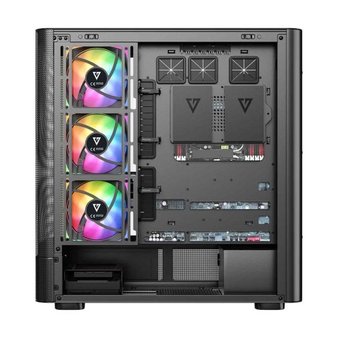 MODECOM OBUDOWA VOLCANO AQ 400 ARGB MIDI CZARNA