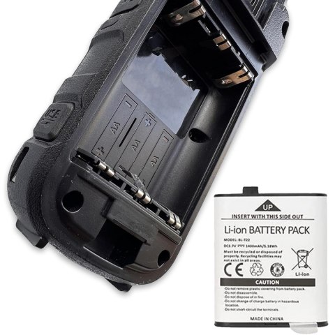 Krótkofalówka Baofeng BF-T25E czarna, 2 sztuki (OUTLET)