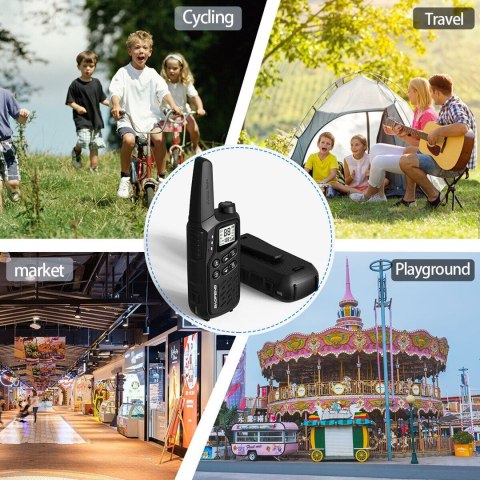 Krótkofalówka Baofeng BF-T25E czarna, 2 sztuki (OUTLET)