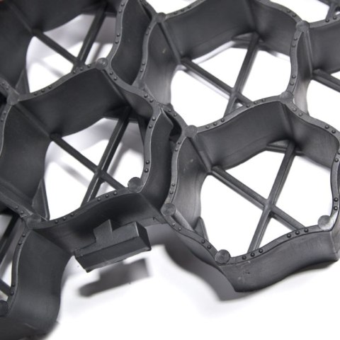 Płytki trawiaste 60 x 40 x 3 cm, czarne