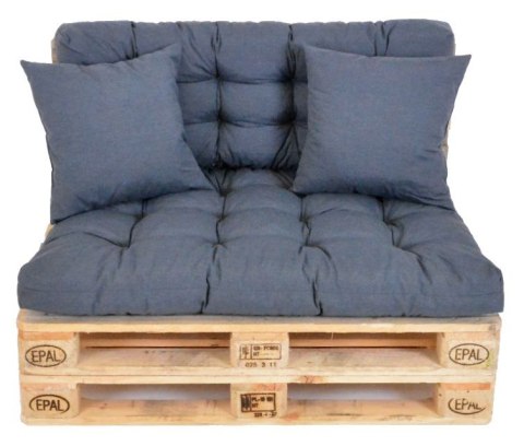 Zestaw poduszek na EUR paletę, ciemnoszary