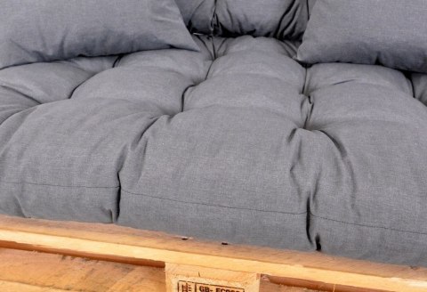 Zestaw poduszek na EUR paletę, ciemnoszary