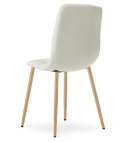 Krzesło LIBRA - beż materiał / nogi kolor drewna x 1