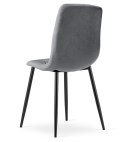 Krzesło LIBRA - ciemny szary materiał / nogi czarne x 1