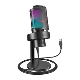 Mikrofon pojemnościowy Fifine A8 z podstawką (czarny)