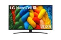 Telewizor LG NanoCell 43NANO81A6A 43'' 4K Ultra HD WebOS Dolby Digital DVB-T2 Czarny (WYPRZEDAŻ)