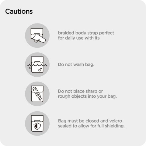 Antykradzieżowe etui na kluczyki blokujące sygnał Keyless RFID - czarne