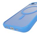 Etui silikonowe pokrowiec do iPhone 16e Gradient MagSafe - niebieskie