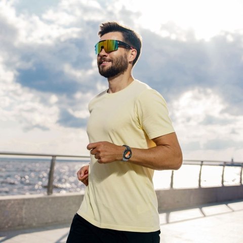 Pasek bransoleta na Samsung Galaxy Watch 4 / 5 / 5 Pro / 6 / 7 / FE Stainless - czarny