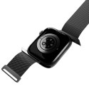 Pasek na zegarek Apple Watch 42 44 45 49mm Milanese - czarny