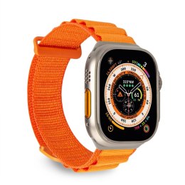 Pasek nylonowy do Apple Watch 42 44 45 49 mm Extreme - pomarańczowy