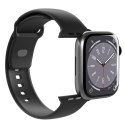 Pasek silikonowy do zegarka Apple Watch 38 40 41 mm Icon czarny - 2 szt.