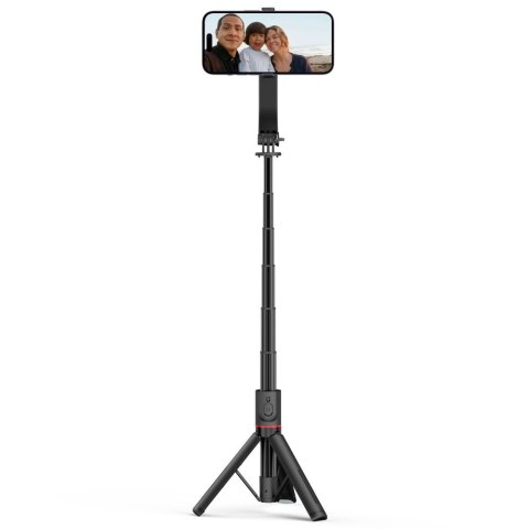 Selfie stick kijek do zdjęć z tripodem do 95cm i głowicą 360 Bluetooth - czarny