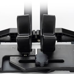 Stojak rowerowy serwisowy stabilny na koło roweru 3-8 cm - czarny