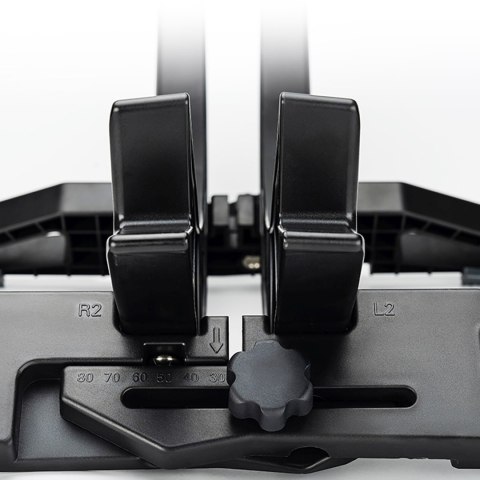 Stojak rowerowy serwisowy stabilny na koło roweru 3-8 cm - czarny