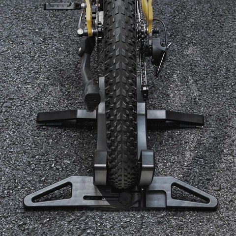 Stojak rowerowy serwisowy stabilny na koło roweru 3-8 cm - czarny