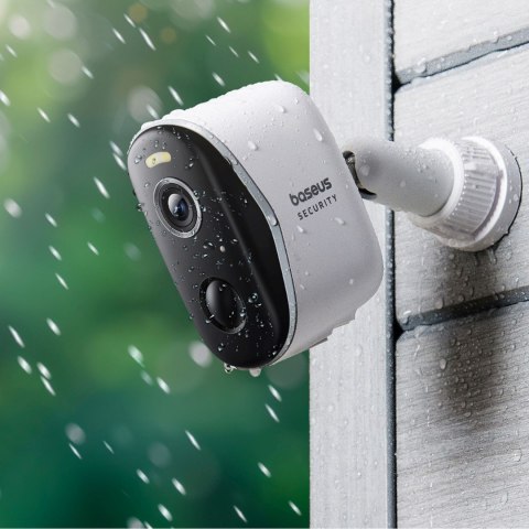 Zestaw monitoringu zewnętrznego 2 kamery 2K 16 Gb WiFi - biały