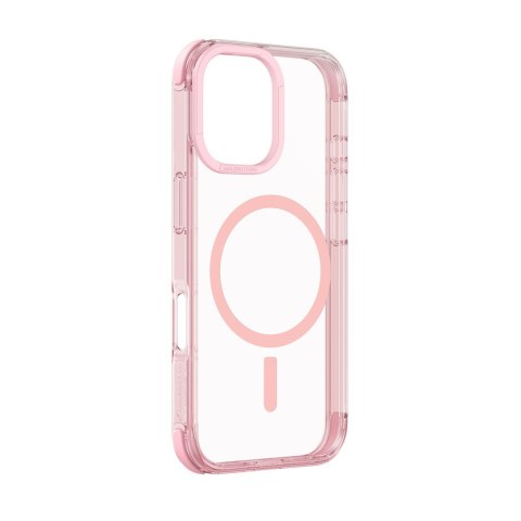 Etui silikonowe pokrowiec do iPhone 16 Omni Mag Case - ciemnoróżowe