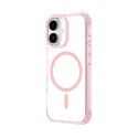 Etui silikonowe pokrowiec do iPhone 16 Plus Omni Mag Case - ciemnoróżowe