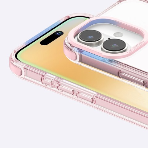 Etui silikonowe pokrowiec do iPhone 16 Plus Omni Mag Case - ciemnoróżowe
