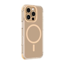 Etui silikonowe pokrowiec do iPhone 16 Pro Max Omni Mag Case - różowe złoto