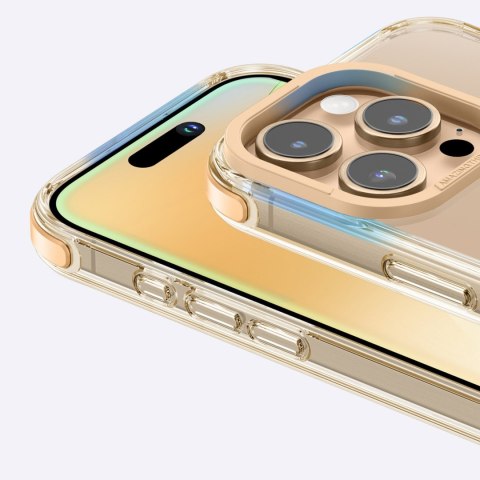 Etui silikonowe pokrowiec do iPhone 16 Pro Max Omni Mag Case - różowe złoto