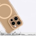 Etui silikonowe pokrowiec do iPhone 16 Pro Max Omni Mag Case - różowe złoto