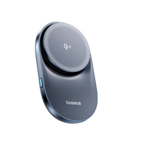 Uchwyt magnetyczny z ładowarką indukcyjną do smartfona na kratkę nawiewu Qi2- czarny