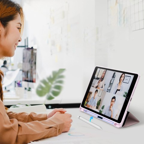 Etui case z podstawką miejscem na rysik na iPad Air M3 11'' - różowe