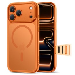 Etui ochronne case na iPhone 17 Pro Max Magpeak Magsafe CC - pomarańczowy mat