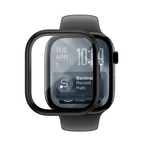 Szkło ochronne z etui na Apple Watch Series 11 42 mm Radix - czarne