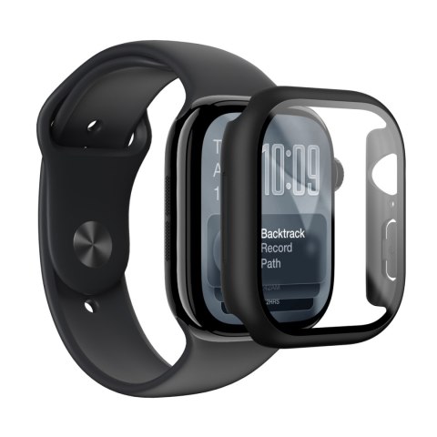Szkło ochronne z etui na Apple Watch Series 11 46 mm Radix - czarne