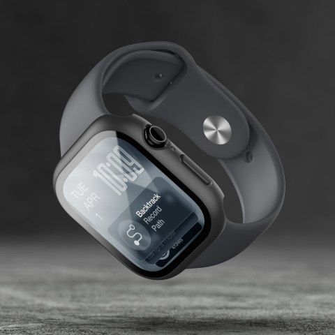 Szkło ochronne z etui na Apple Watch Series 11 46 mm Radix - czarne